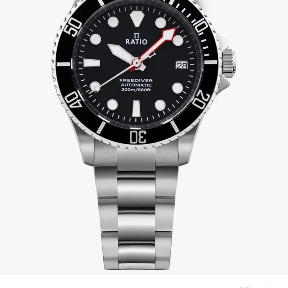 Ratio Automatic Freediver Black Dive Watch - Picture 5 of 5